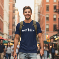 Load image into Gallery viewer, Darwin's Evolution Dog Lovers T-shirt